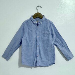 Zara Blue Button Up Shirt